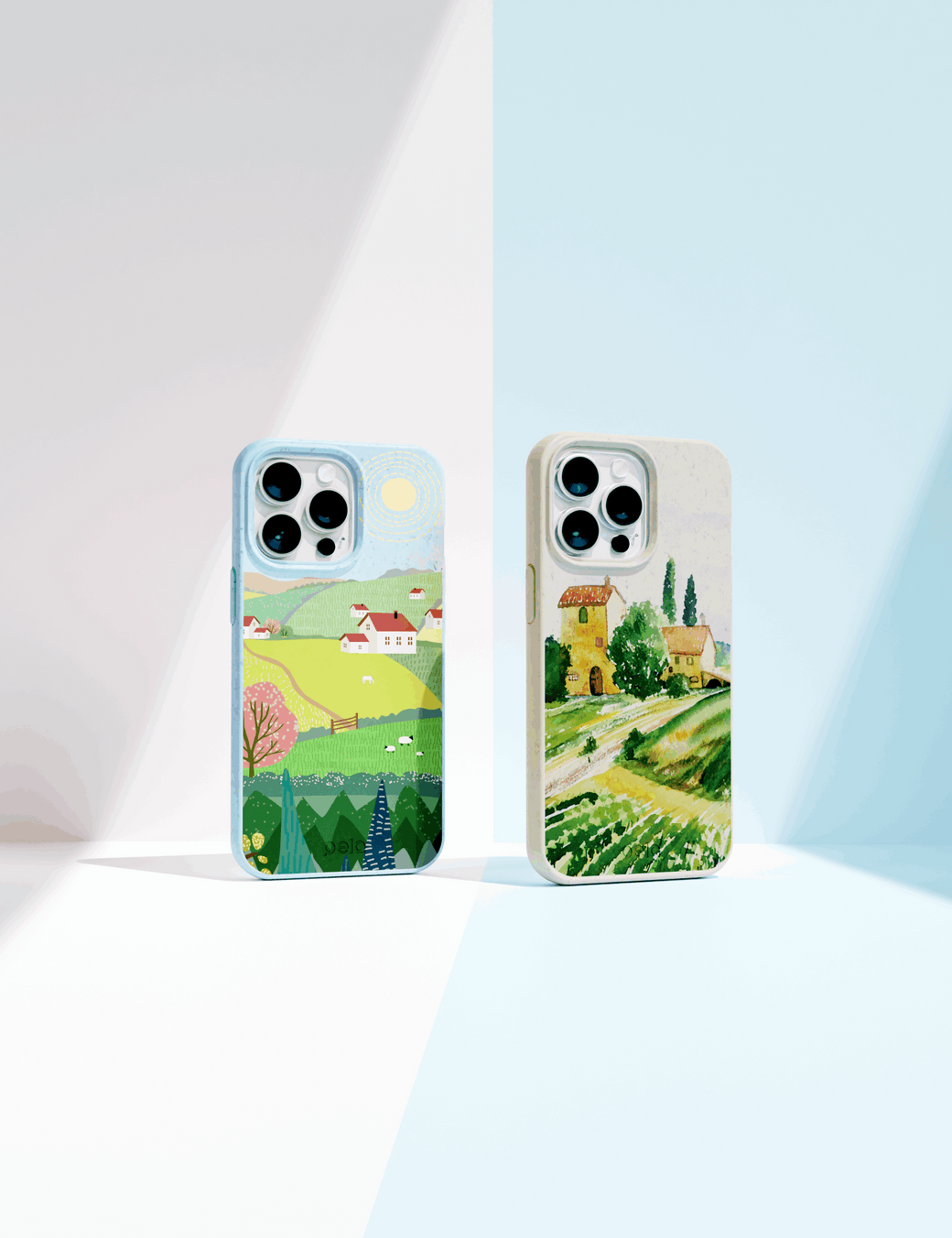 Powder Blue Sunny Countryside Google Pixel 6a Case