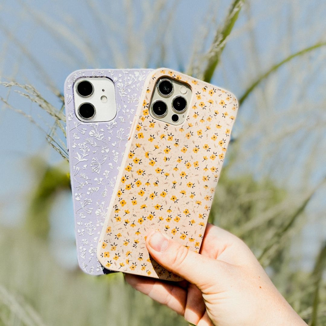 Seashell Little Yellow Flowers iPhone 12 Pro Max Case
