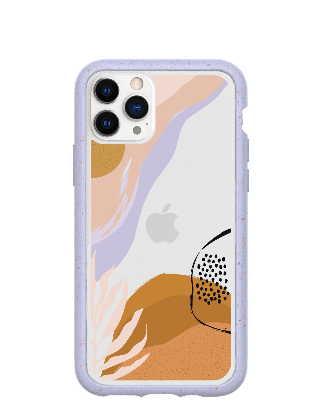Clear Abstract Dunes iPhone 11 Pro Case With Lavender Ridge