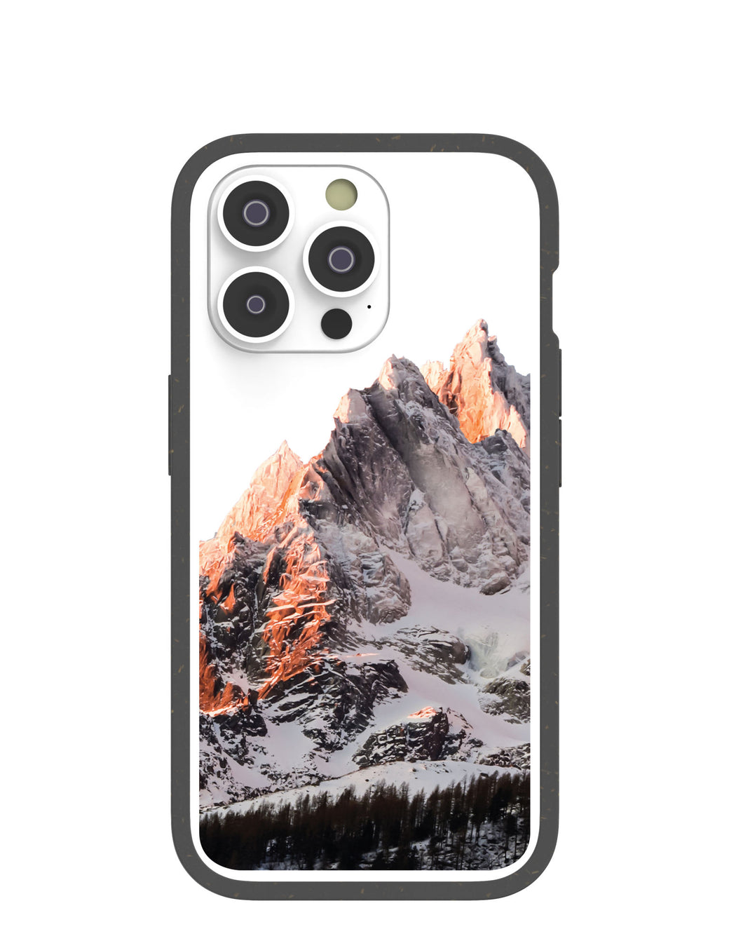 Clear Alps iPhone 14 Pro Case With Black Ridge