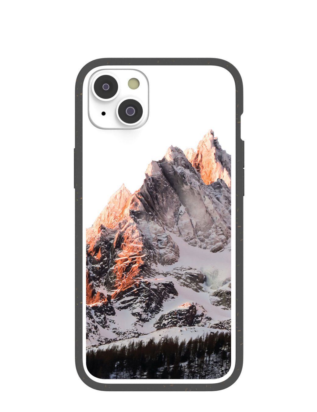 Clear Alps iPhone 14 Plus Case With Black Ridge