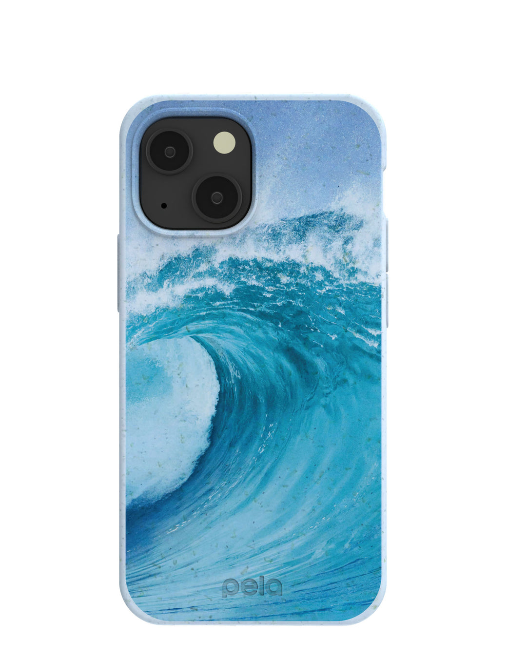 Powder Blue Big Wave iPhone 13 Mini Case