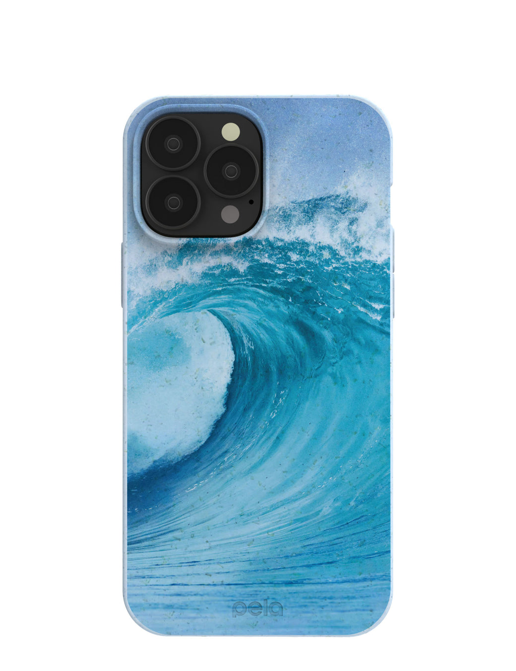 Powder Blue Big Wave iPhone 13 Pro Max Case