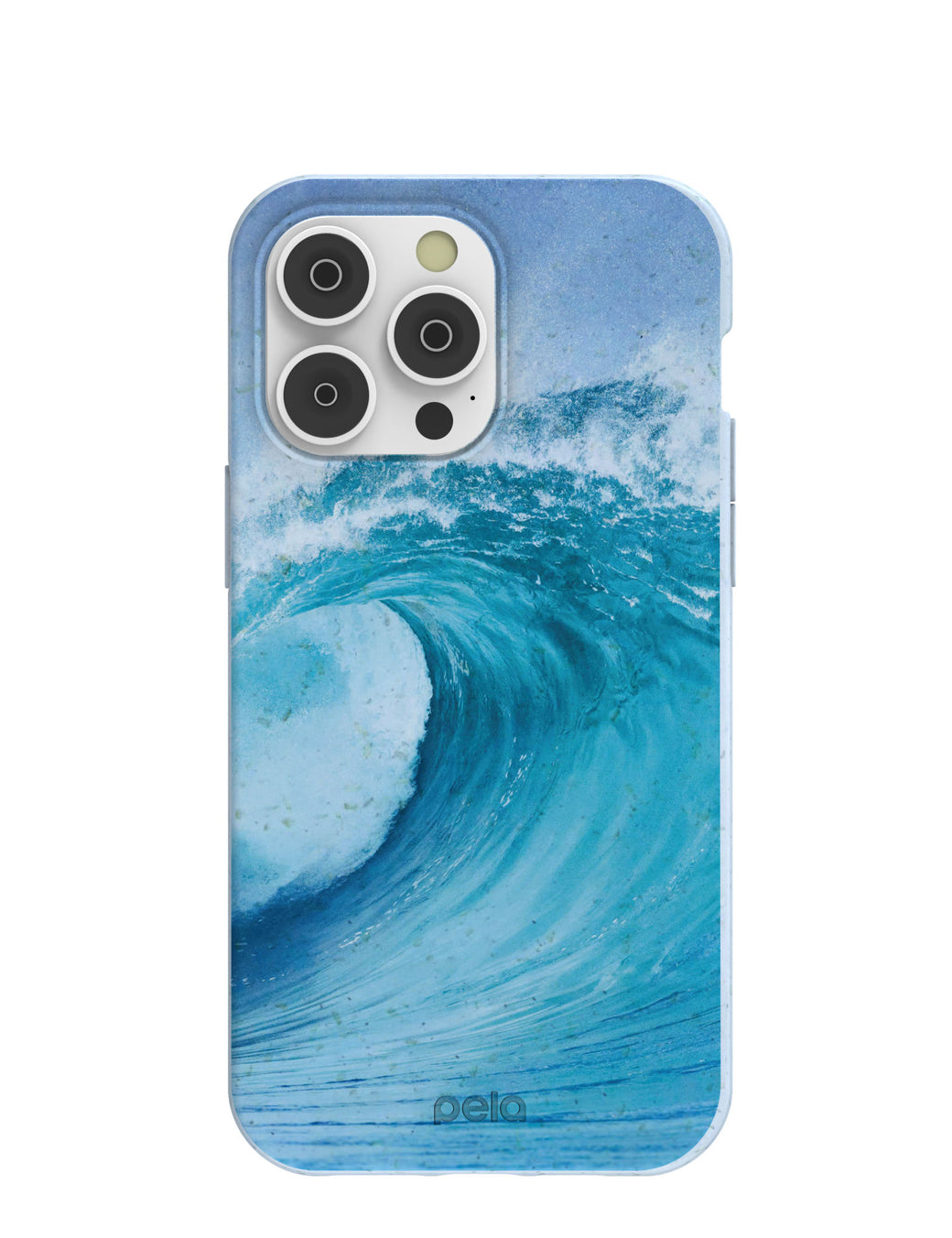 Powder Blue Big Wave iPhone 14 Pro Max Case with MagSafe Module