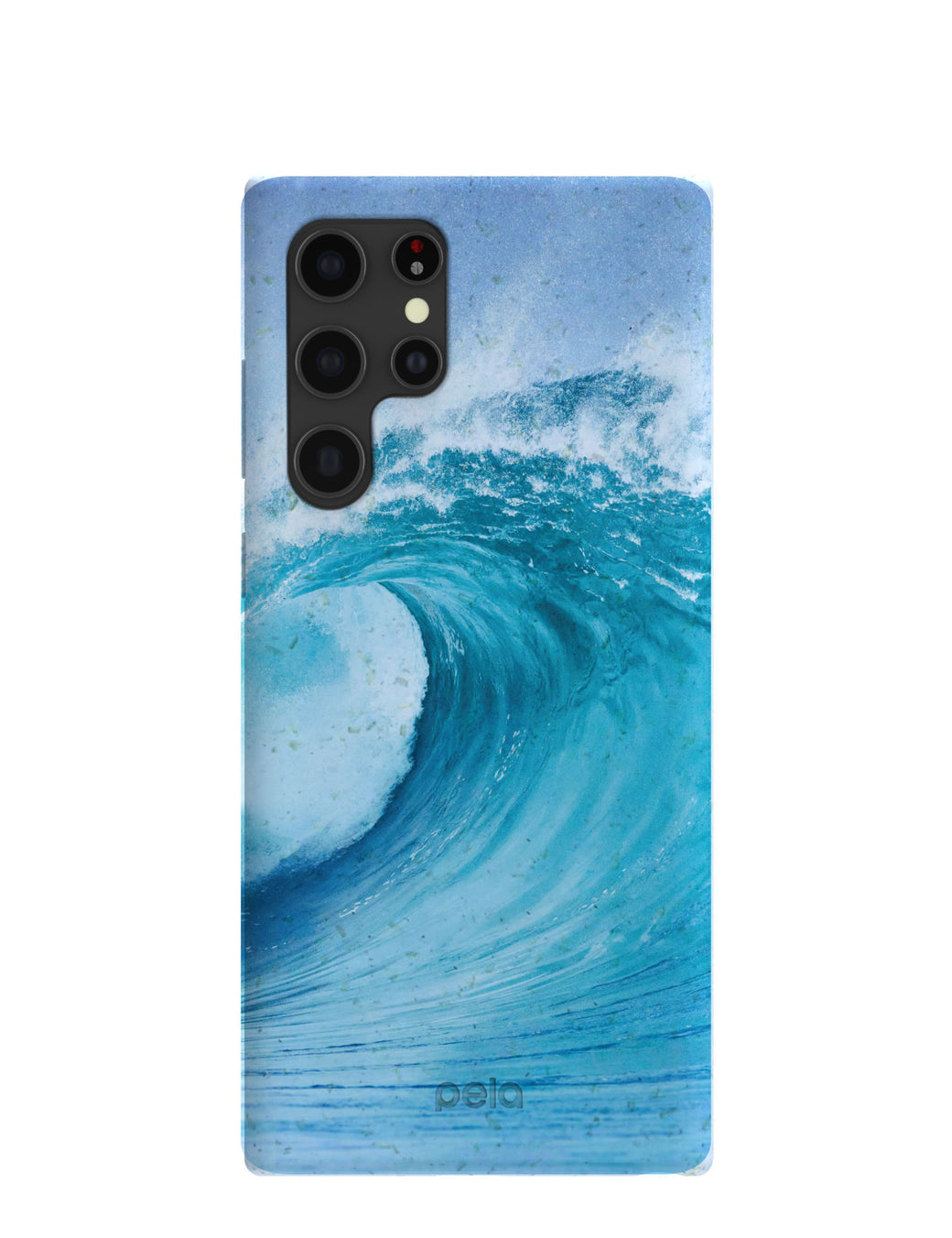 Powder Blue Big Wave Samsung Galaxy S22 Ultra Case
