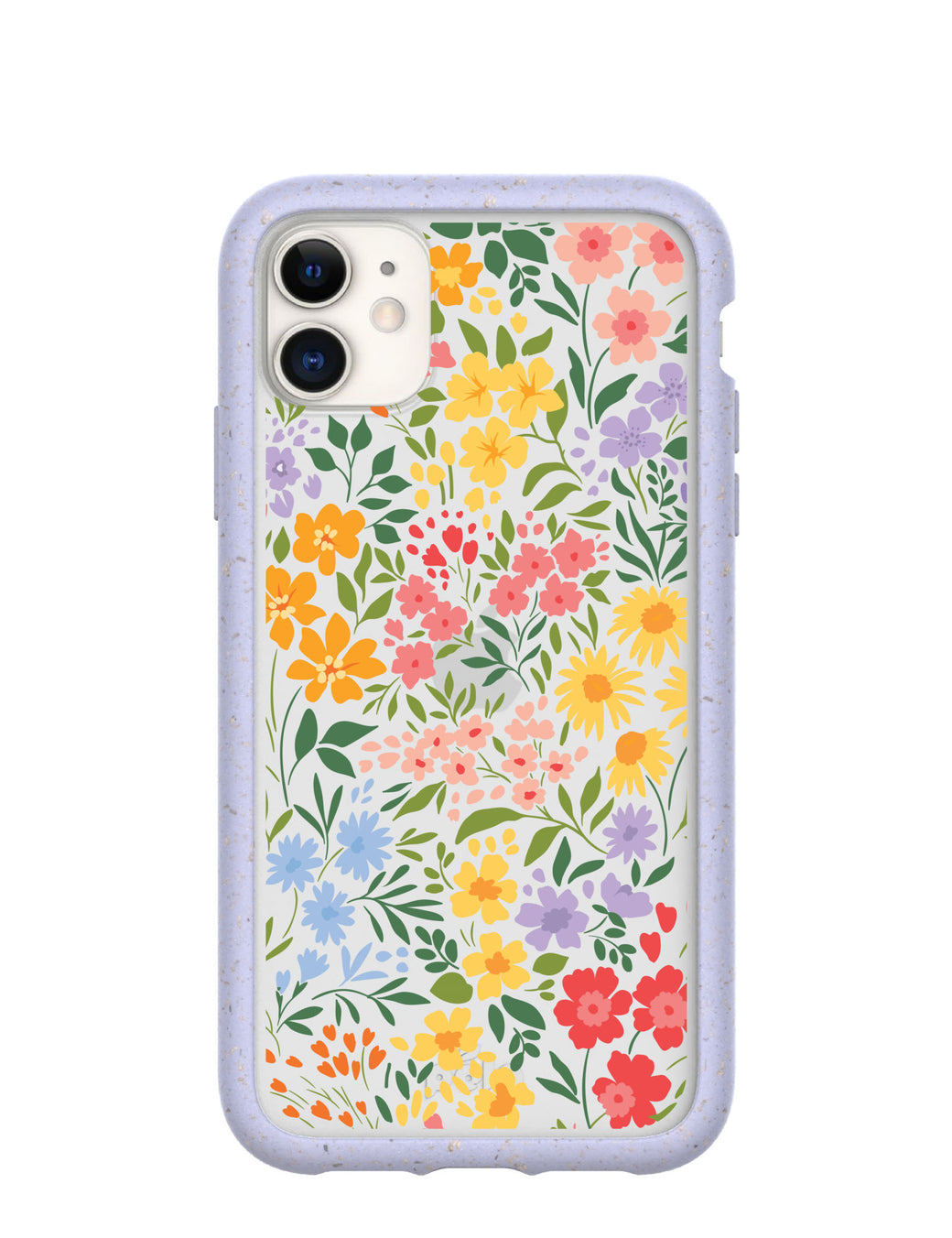 Clear Blooming Wild iPhone 11 Case With Lavender Ridge