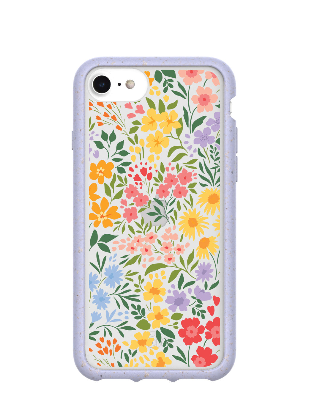 Clear Blooming Wild iPhone 6/6s/7/8/SE Case With Lavender Ridge
