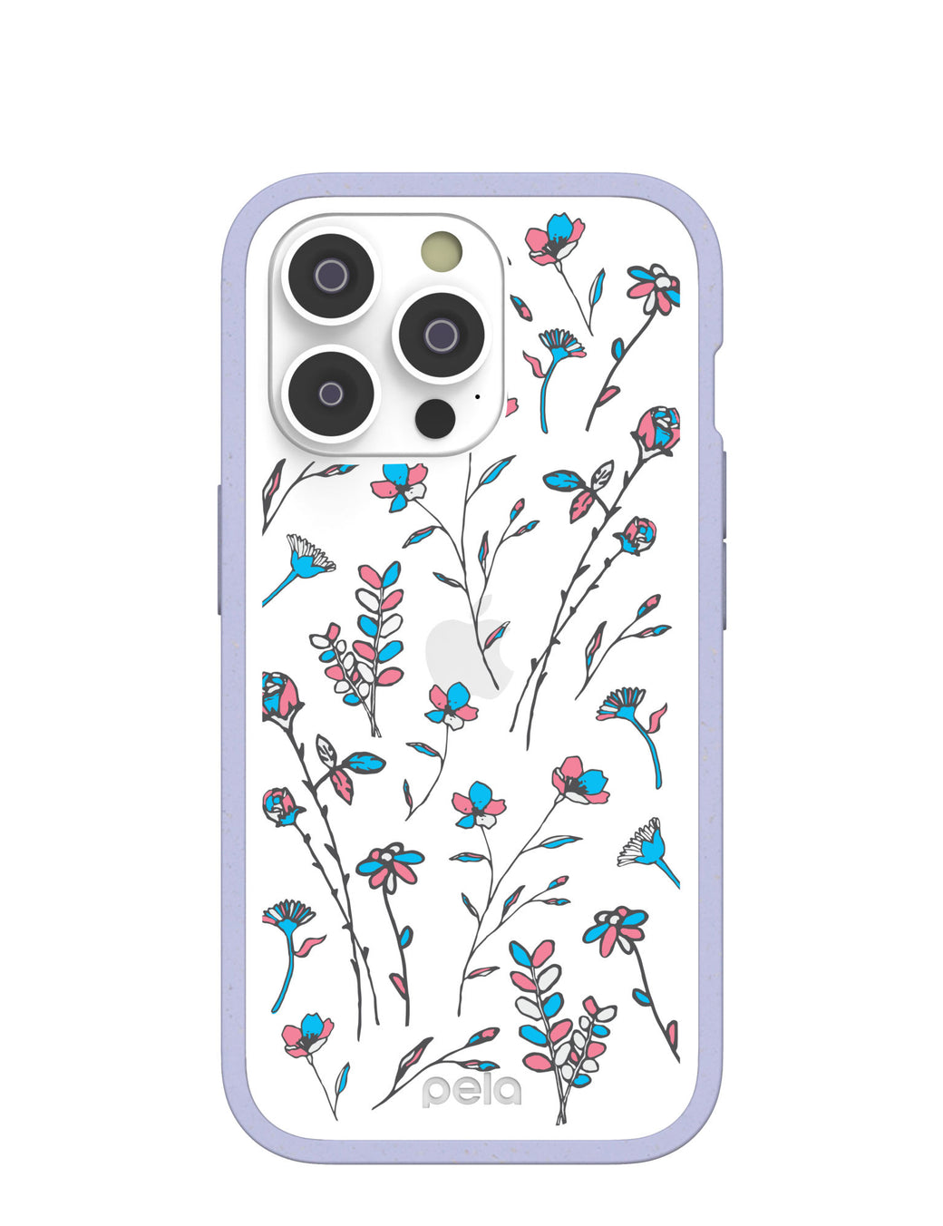 Clear Bloom iPhone 14 Pro Case With Lavender Ridge