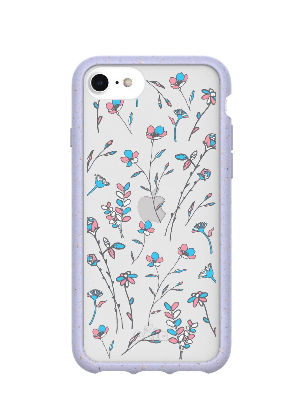 Clear Bloom iPhone 6/6s/7/8/SE Case With Lavender Ridge