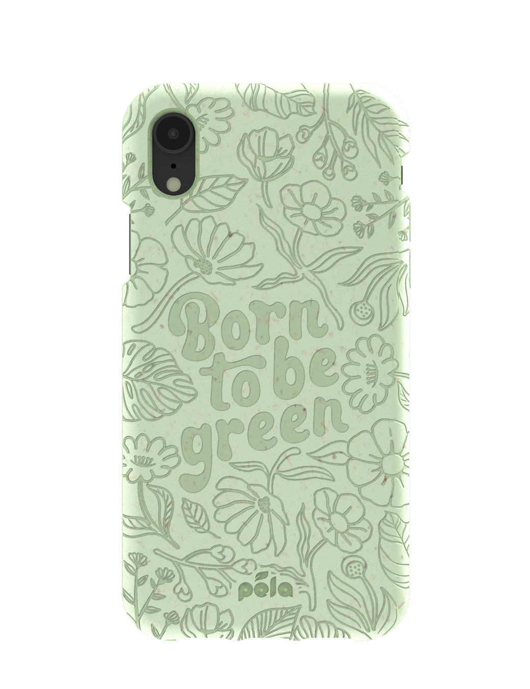 Sage Green Born to be green iPhone XR Case