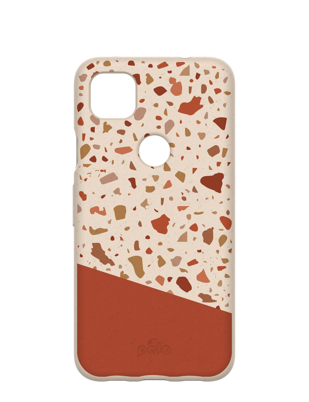 Seashell Clay Terrazzo Google Pixel 4a Case