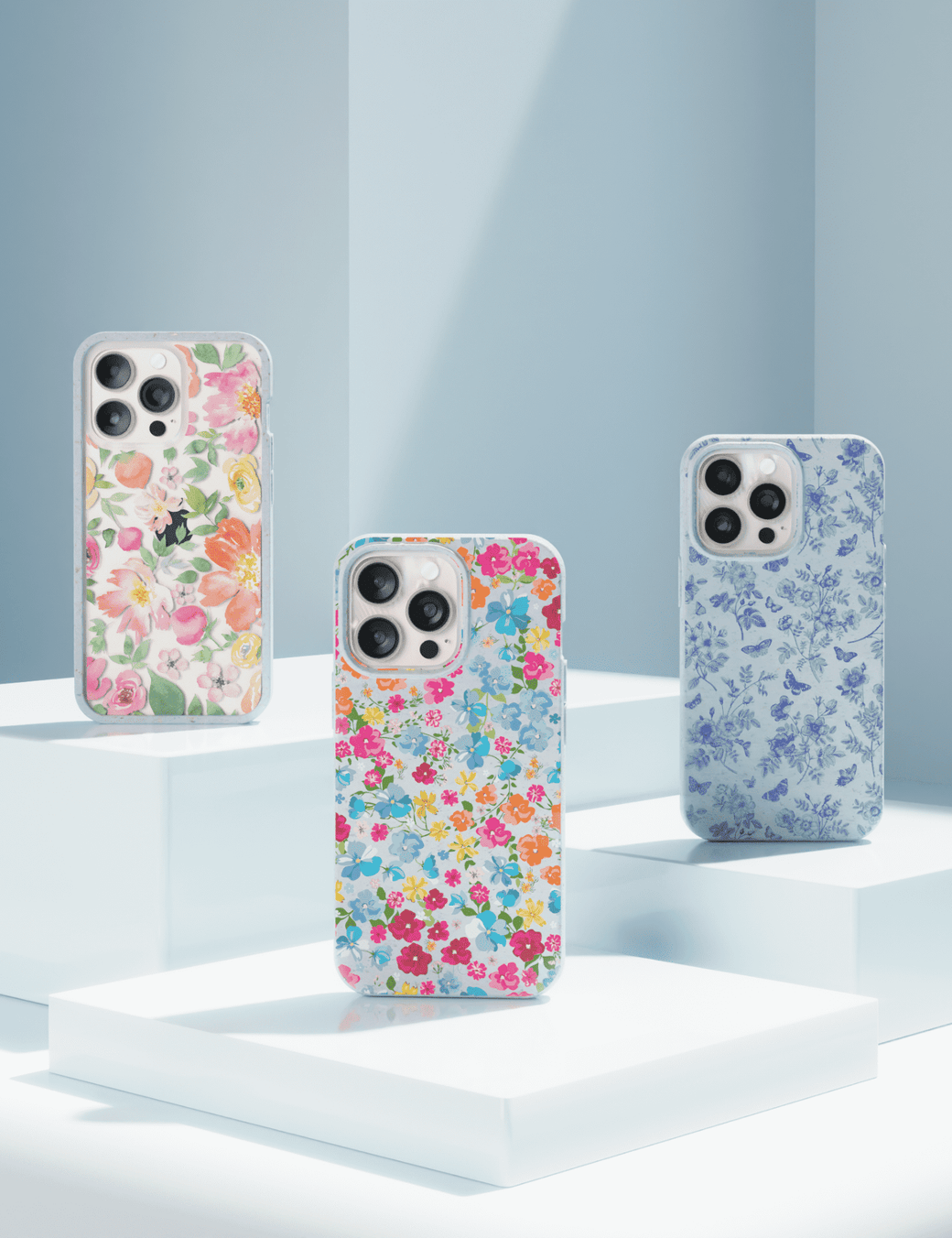 Powder Blue Porcelain iPhone 12/ iPhone 12 Pro Case
