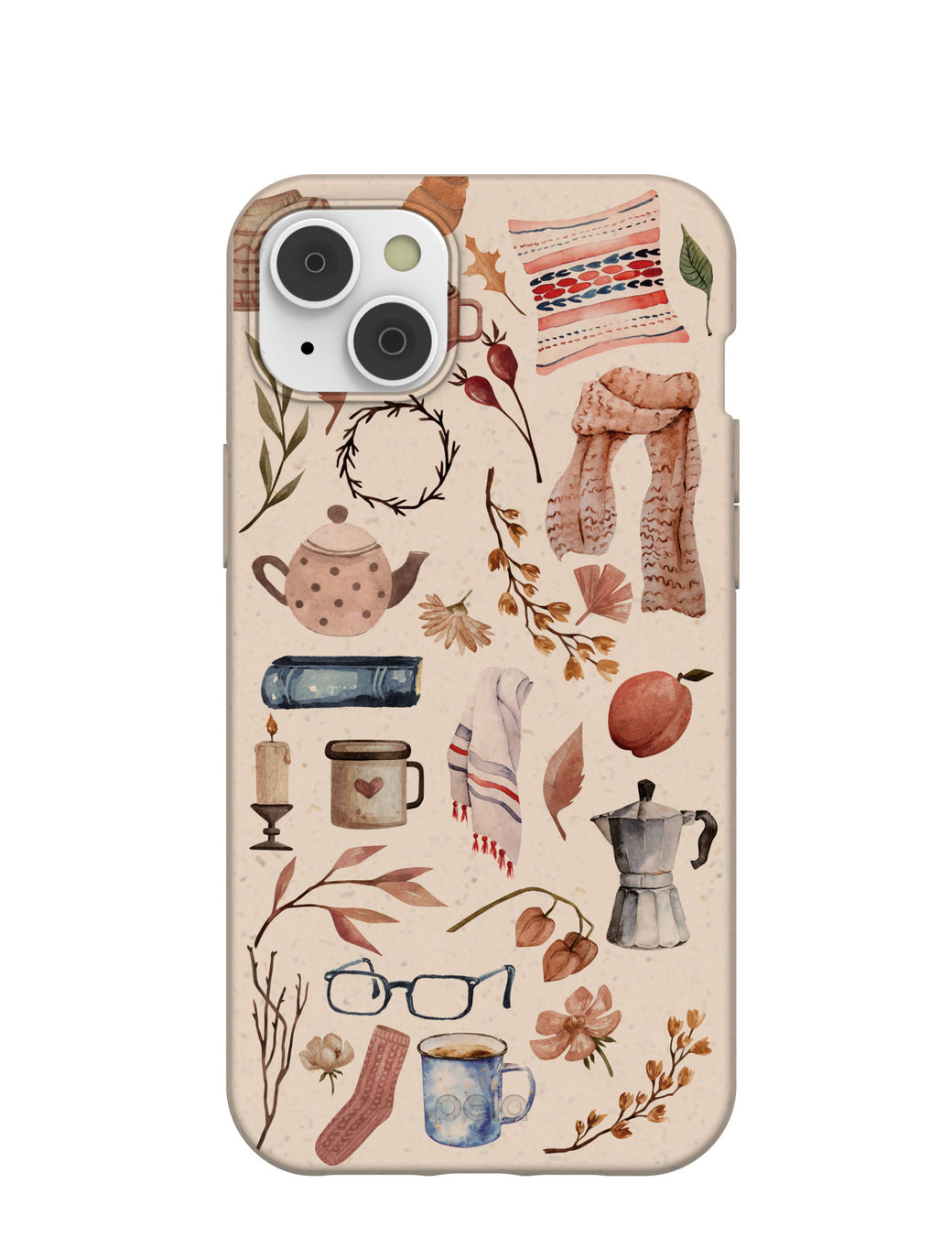 Seashell Creature Comforts iPhone 14 Plus Case with MagSafe Module