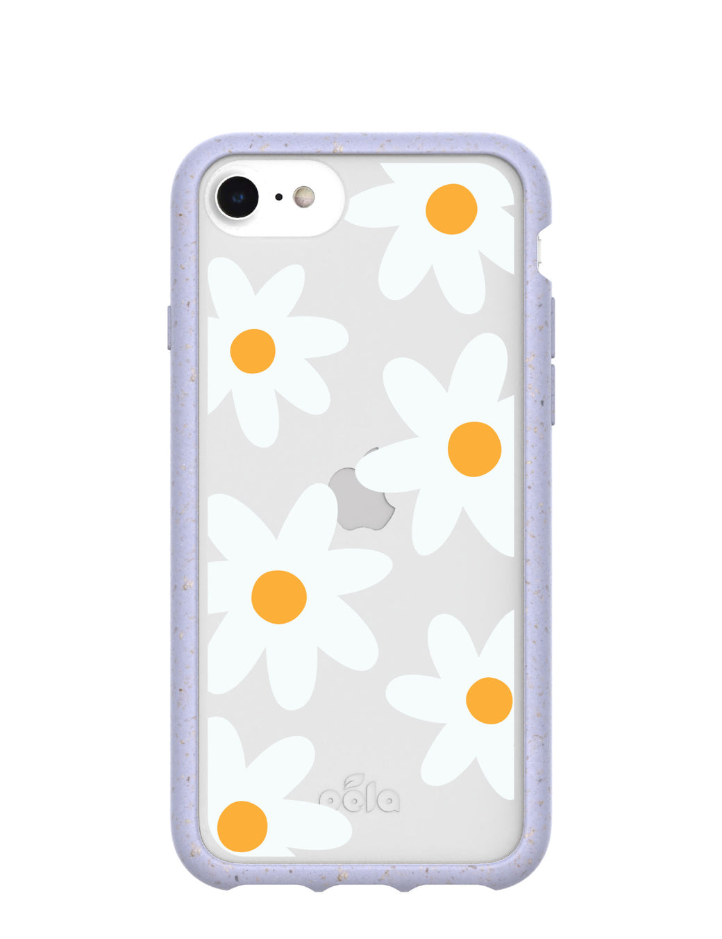 Clear Daisy iPhone 6/6s/7/8/SE Case With Lavender Ridge