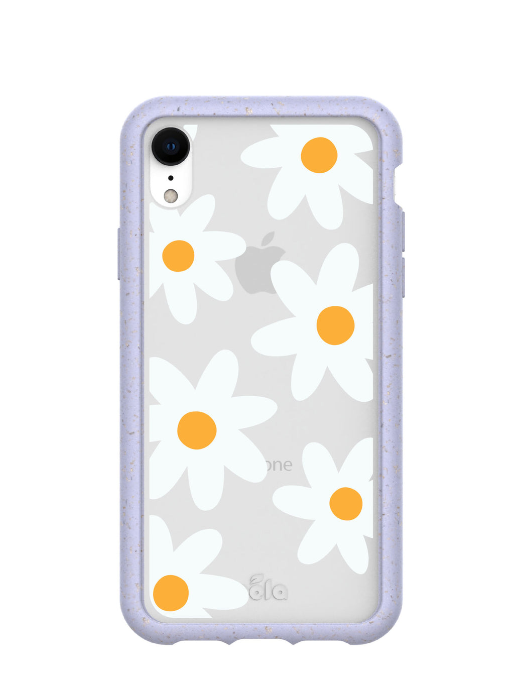 Clear Daisy iPhone XR Case With Lavender Ridge