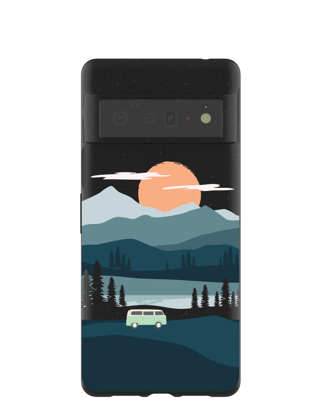 Black Digital Nomad Google Pixel 6 Pro Case