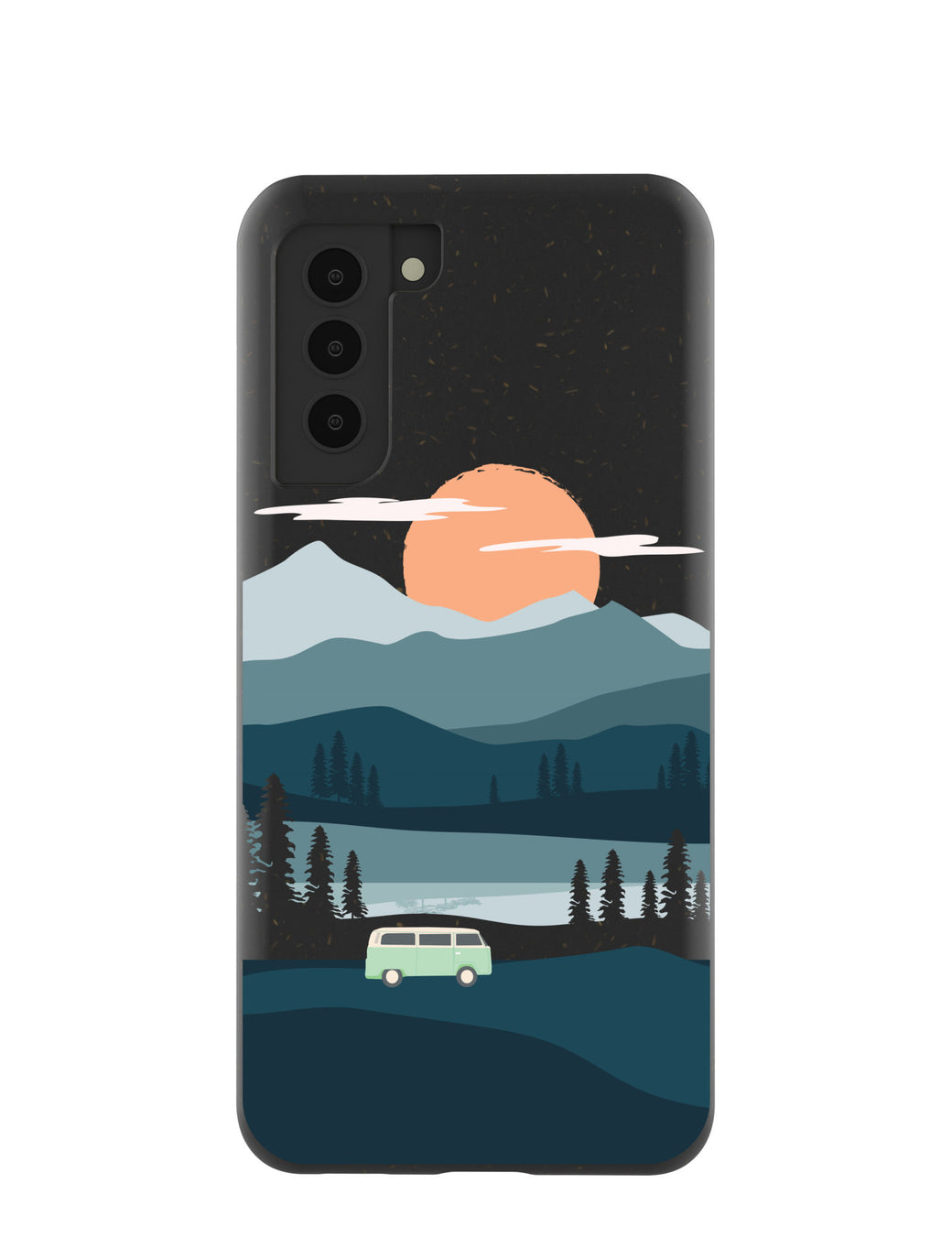 Black Digital Nomad Samsung Galaxy S21 Case