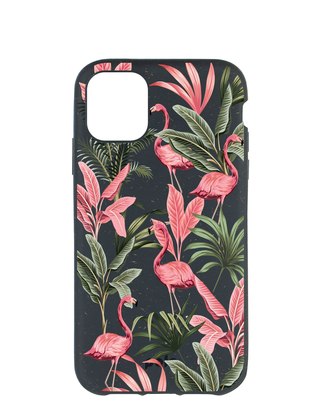 Black Flamingo Party iPhone 11 Case