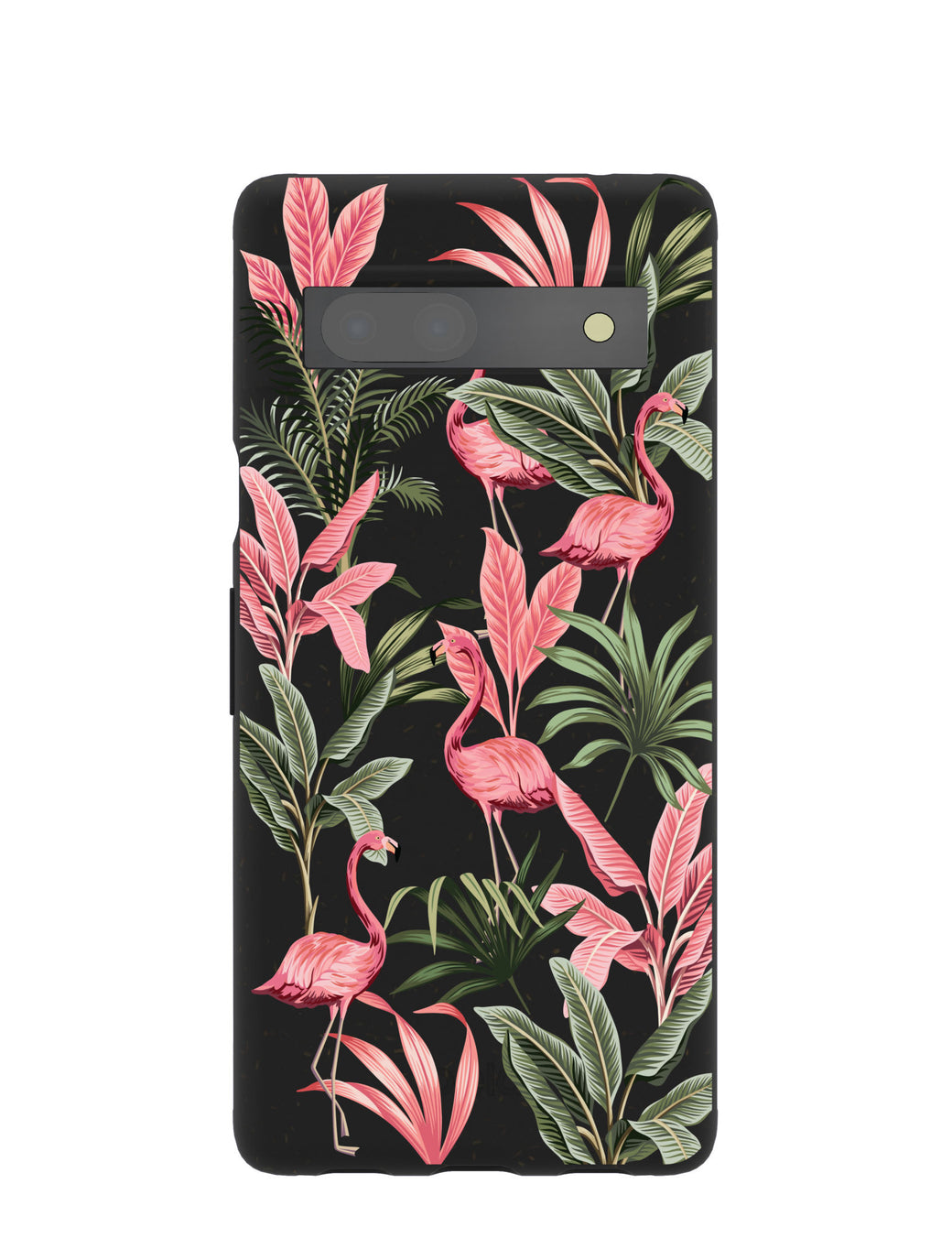 Black Flamingo Party Google Pixel 7a Case