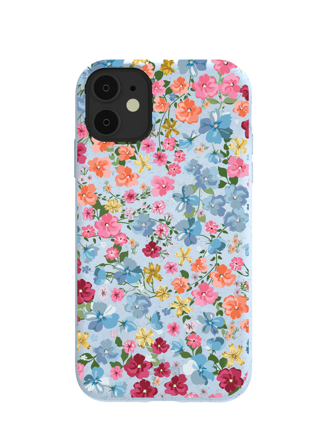 Powder Blue Fleurs iPhone 11 Case