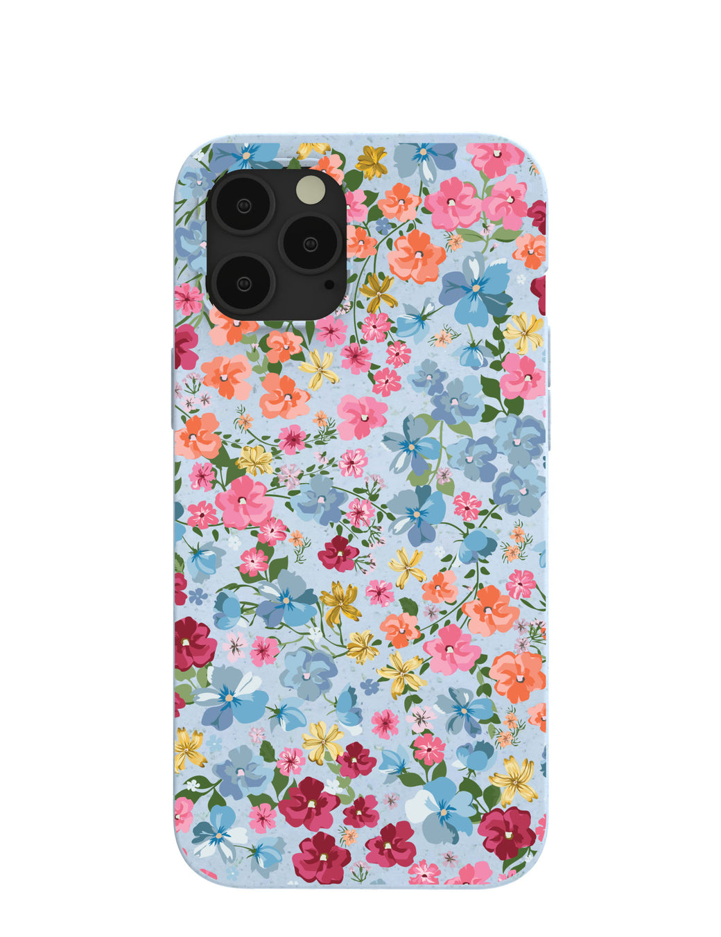 Powder Blue Fleurs iPhone 12 Pro Max Case