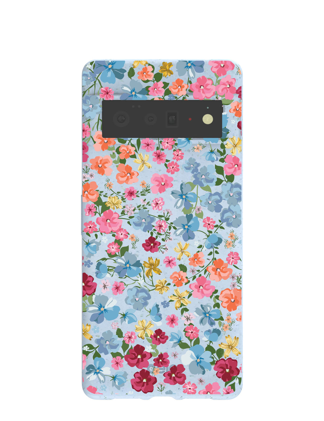 Powder Blue Fleurs Google Pixel 6 Pro Case