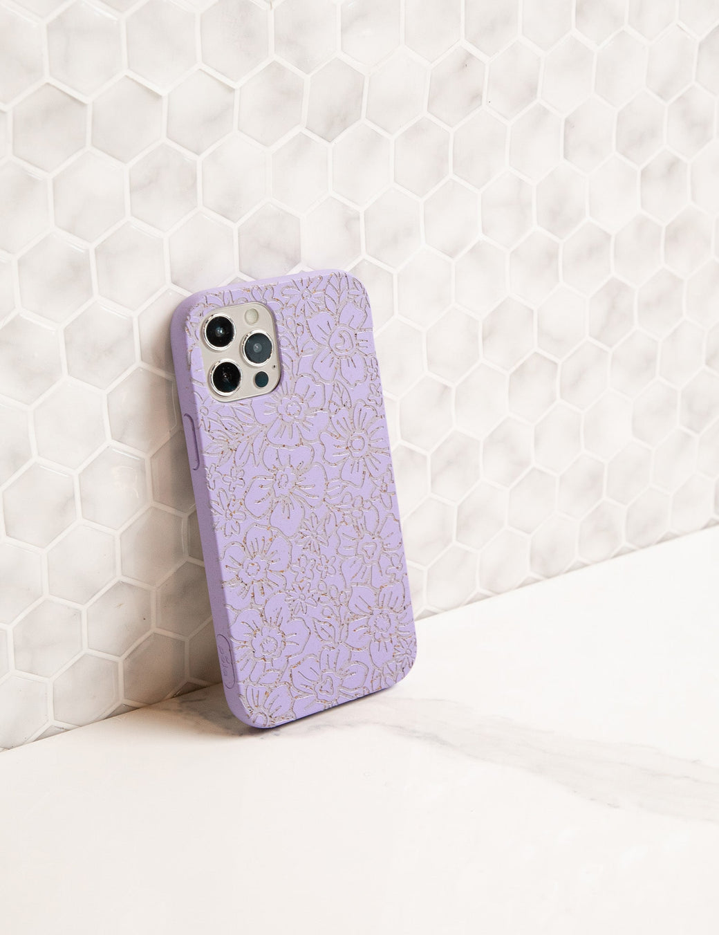 Lavender Flowerbed Google Pixel 4a Case