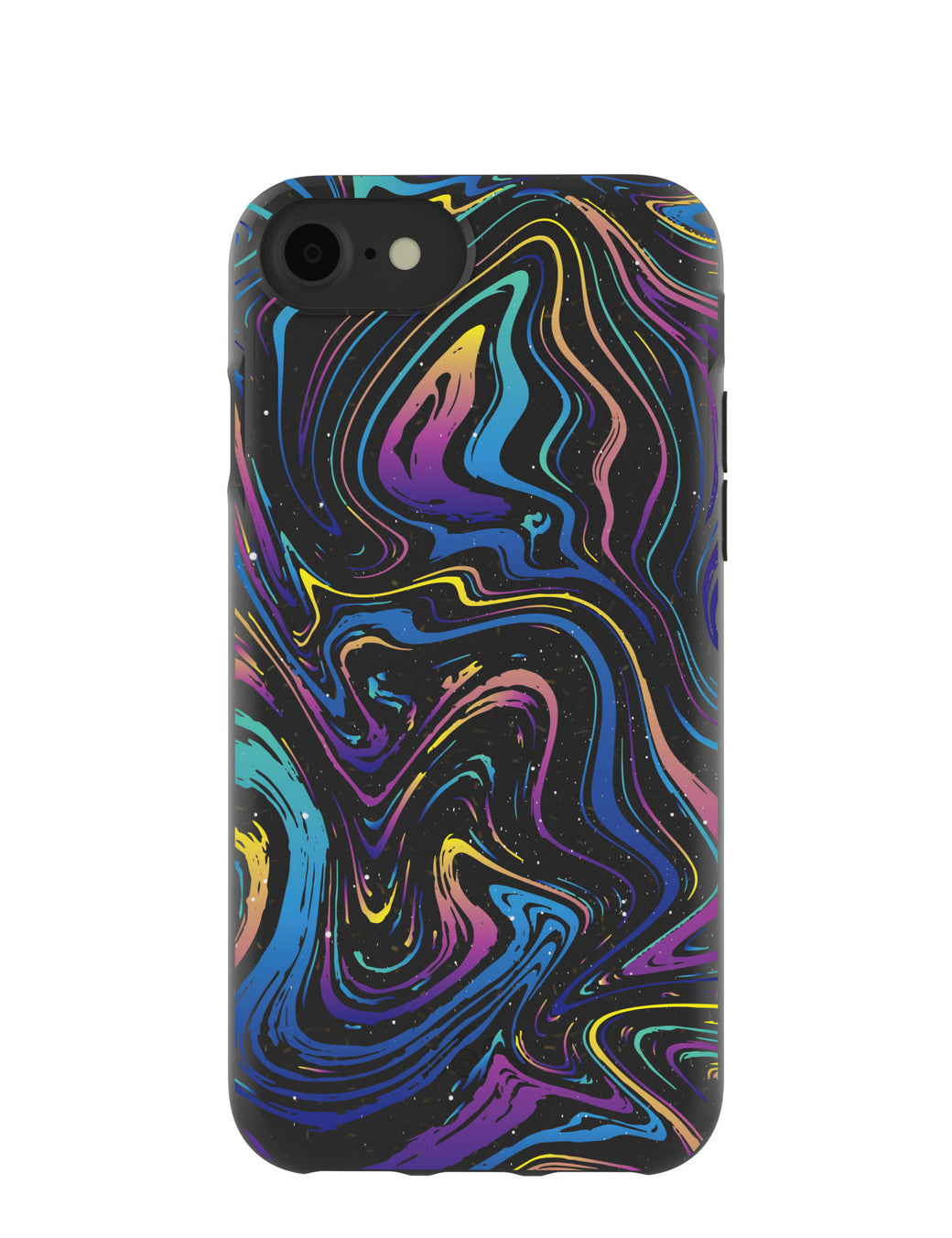 Black Galaxy Swirls iPhone 6/6s/7/8/SE Case