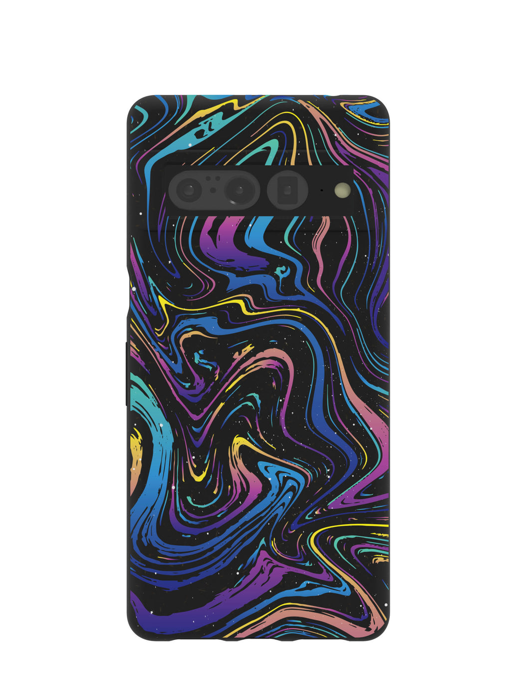 Black Galaxy Swirls Google Pixel 7 Pro Case