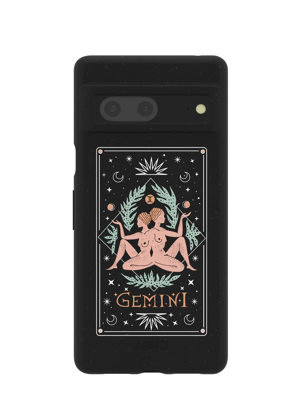 Black Gemini Google Pixel 7 Case