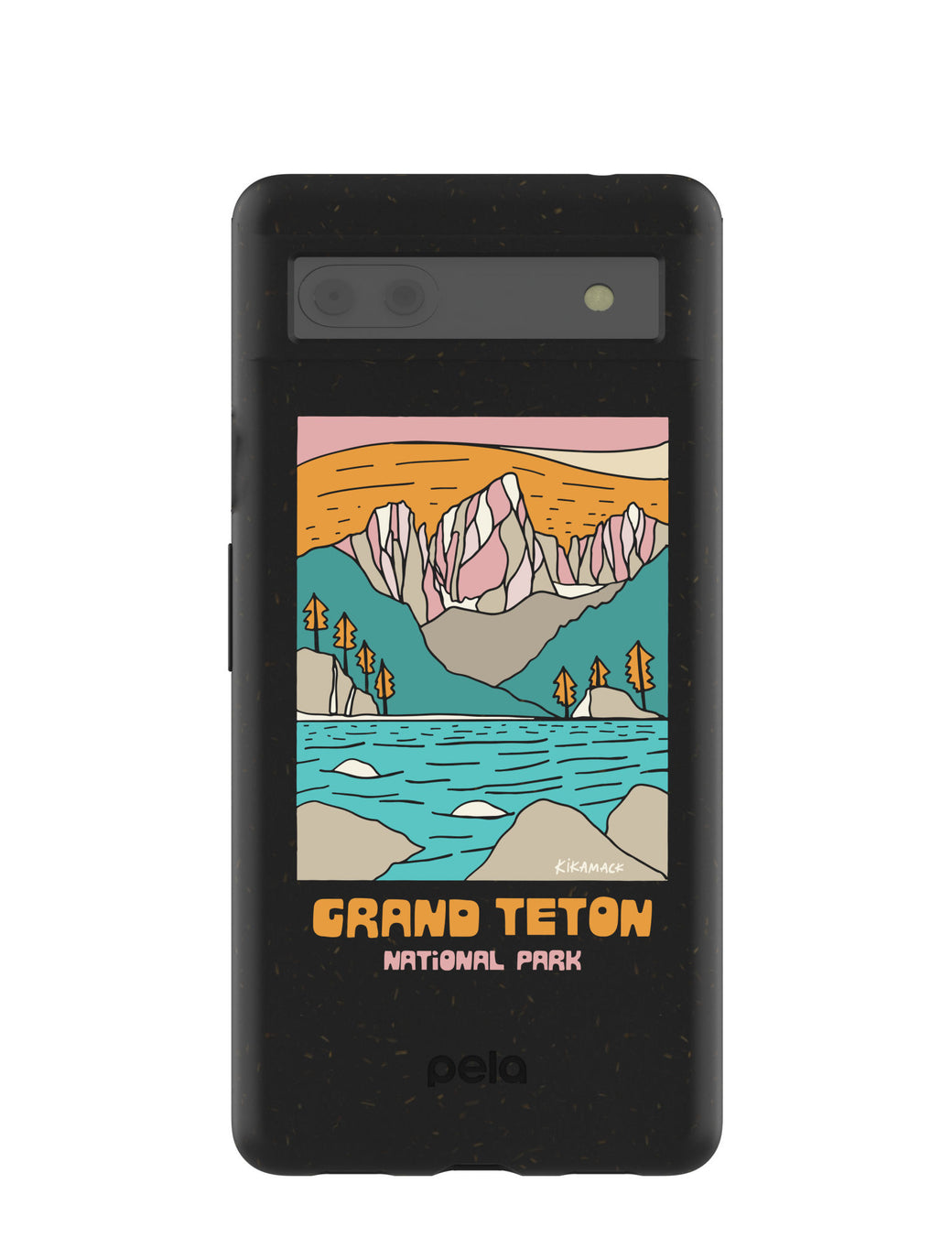 Black Grand Teton Google Pixel 6a Case