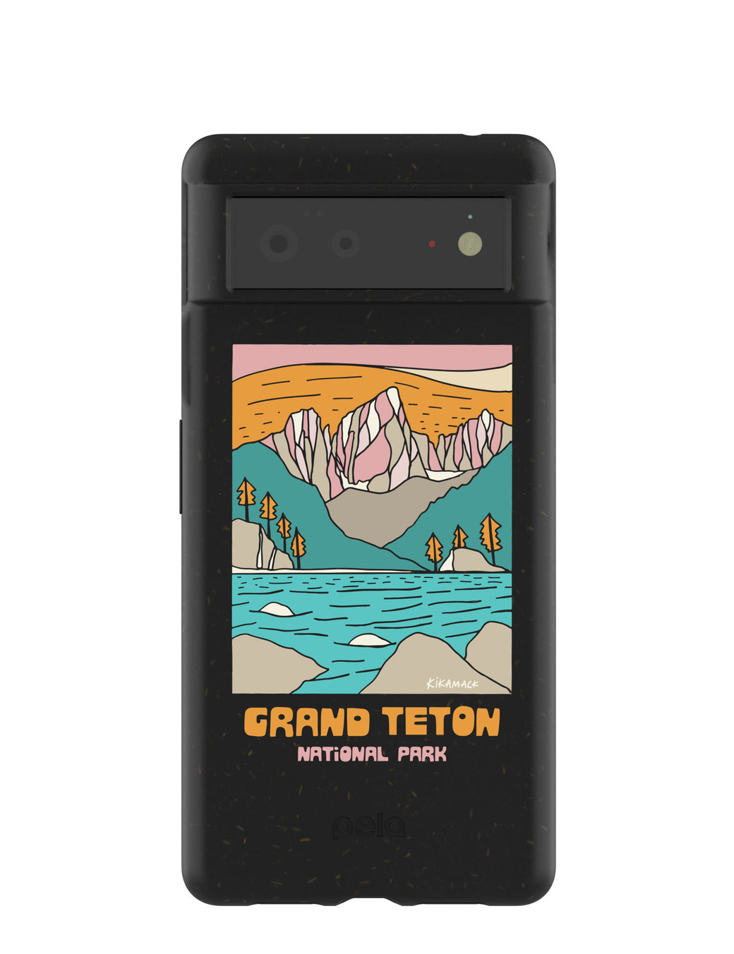 Black Grand Teton Google Pixel 6 Case