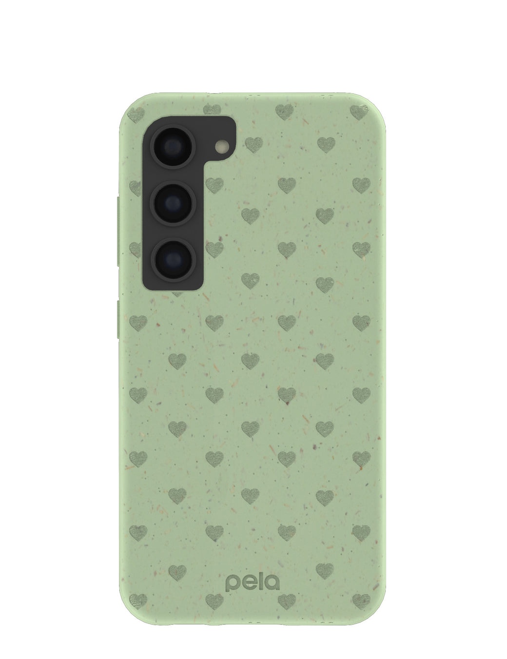 Sage Green Hearts Samsung Galaxy S23 Case