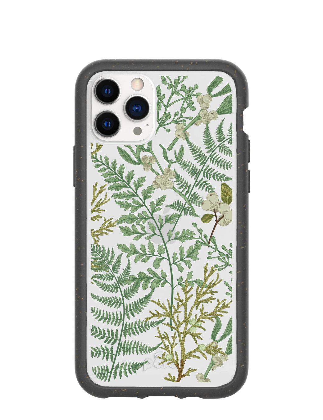 Clear Herbarium iPhone 11 Pro Case With Black Ridge