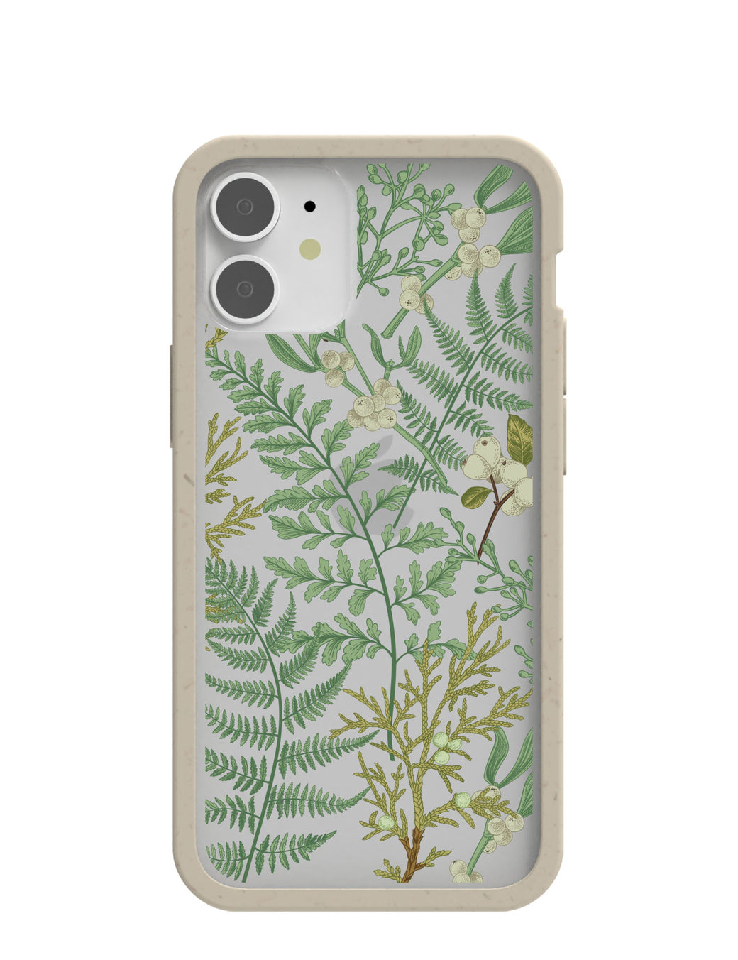 Clear Herbarium iPhone 12 Mini Case With London Fog Ridge