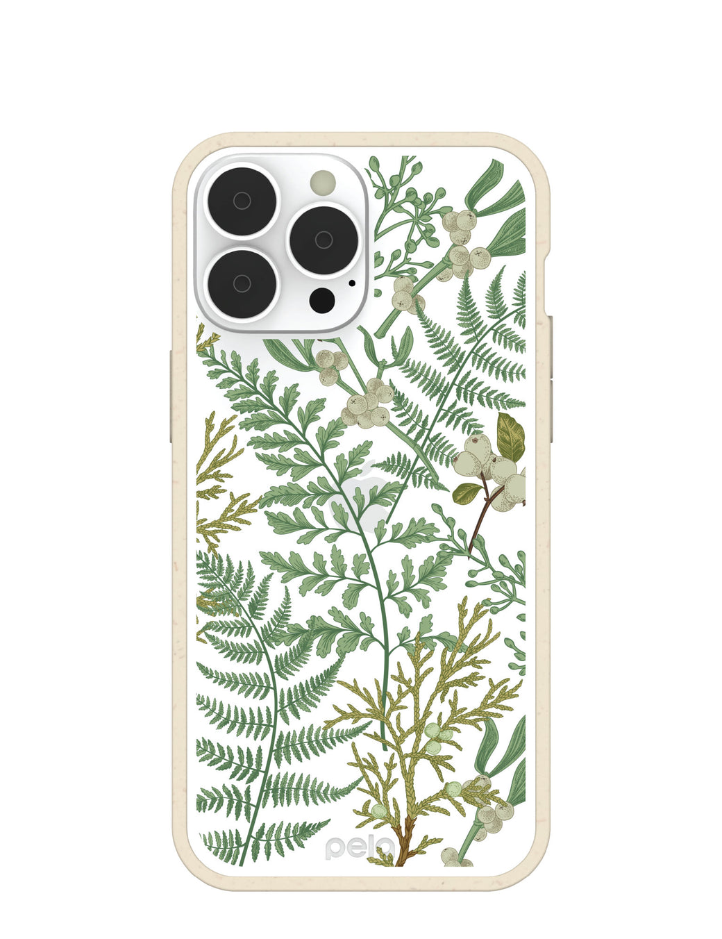 Clear Herbarium iPhone 13 Pro Max Case With London Fog Ridge
