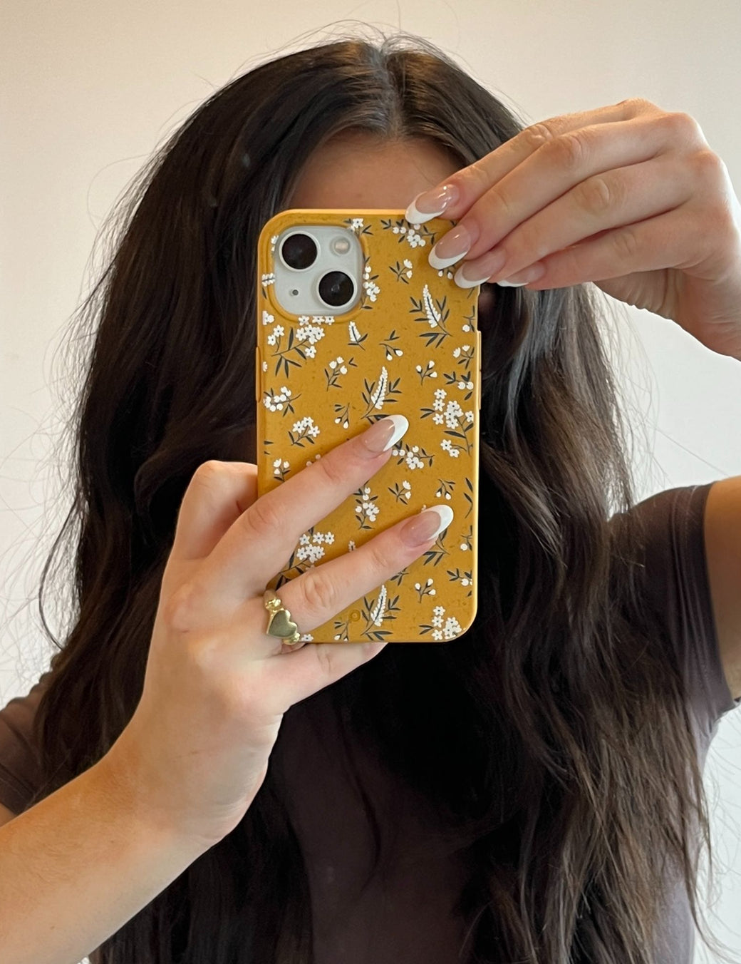 Honey White Posies iPhone 13 Pro Max Case