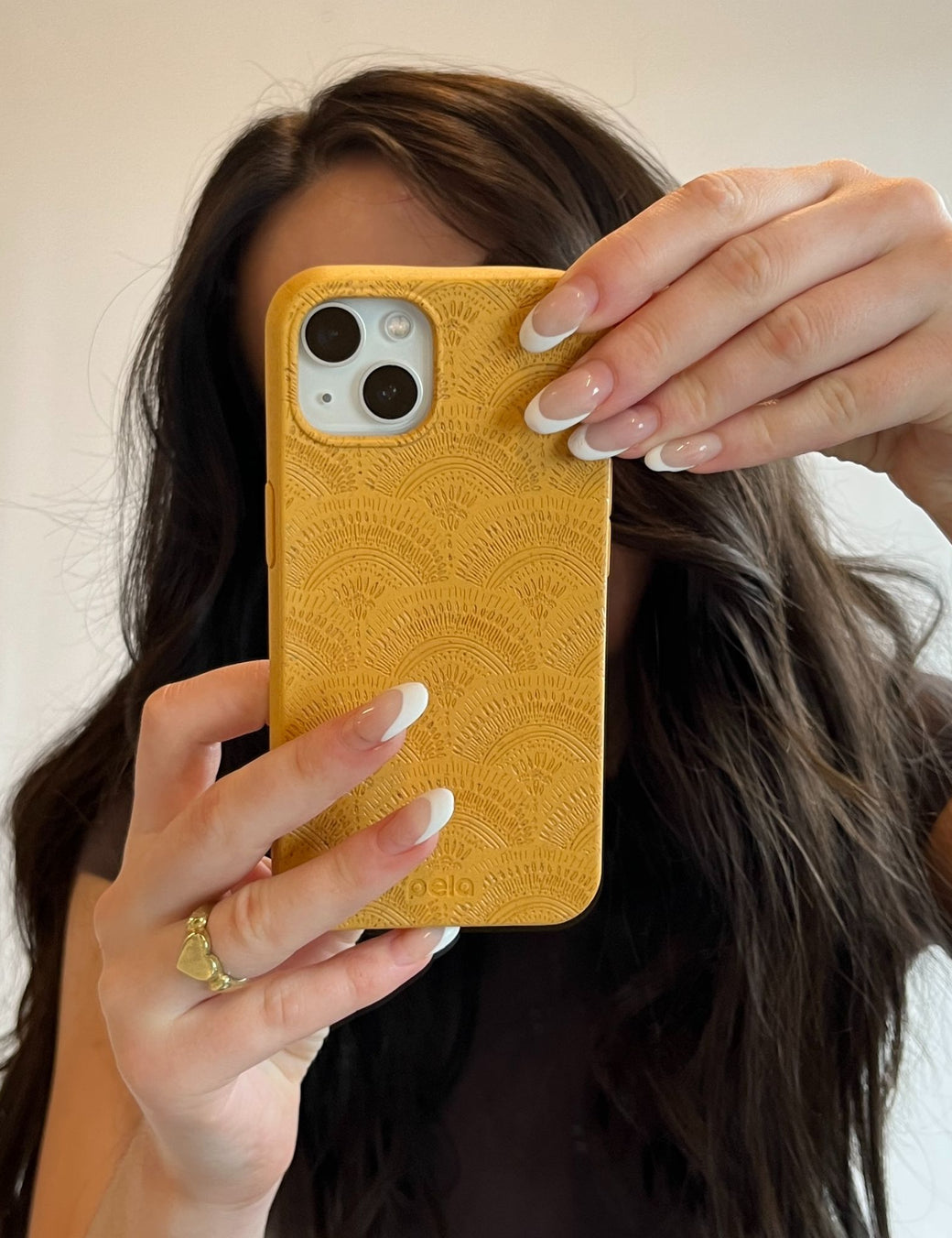 Honey Sunburst iPhone 14 Pro Case with MagSafe Module