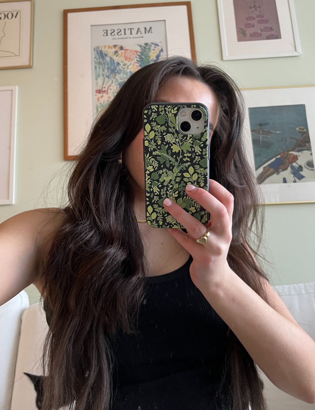 Black Evergreen iPhone 14 Plus Case with MagSafe Module