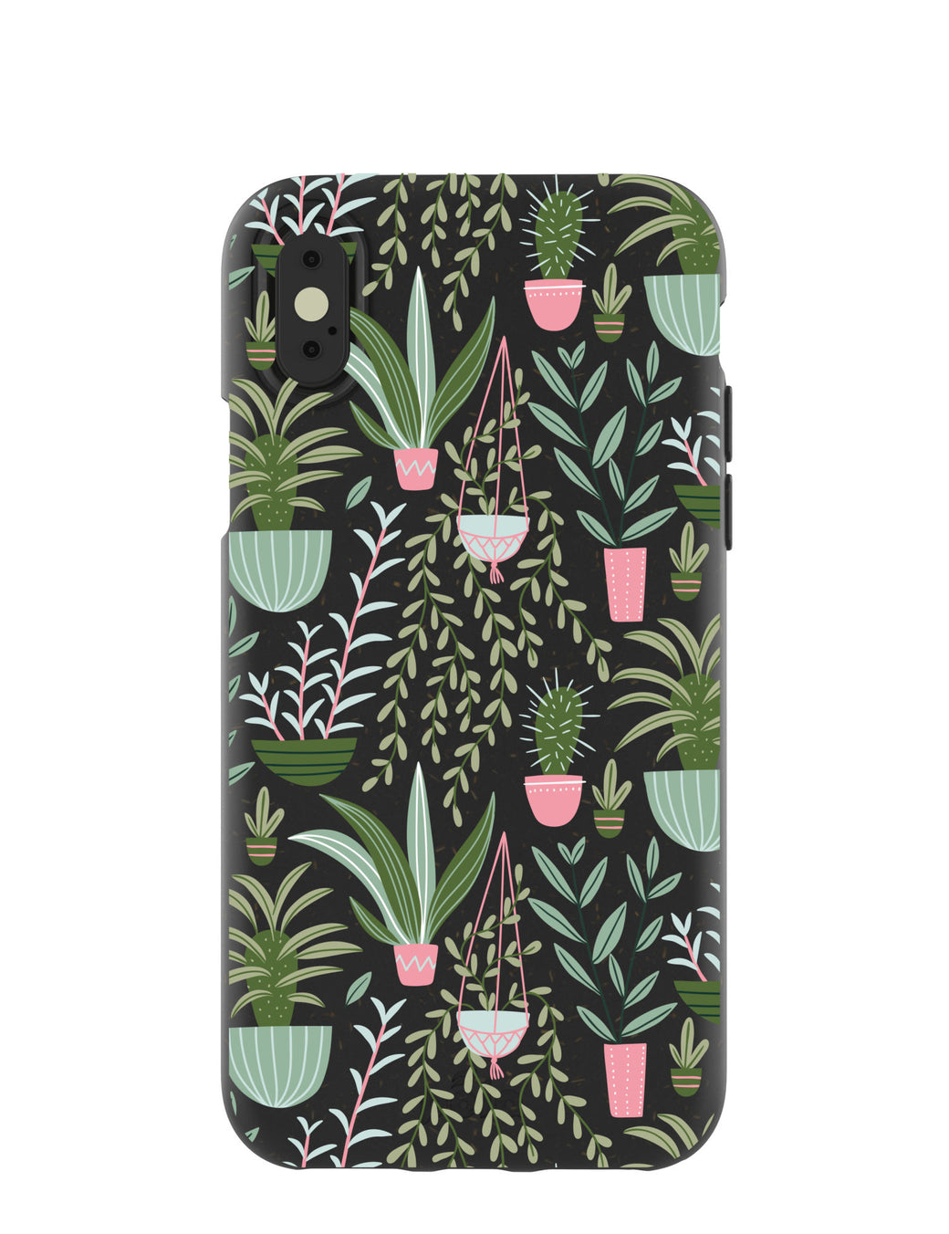 Black Indoor Garden iPhone X Case