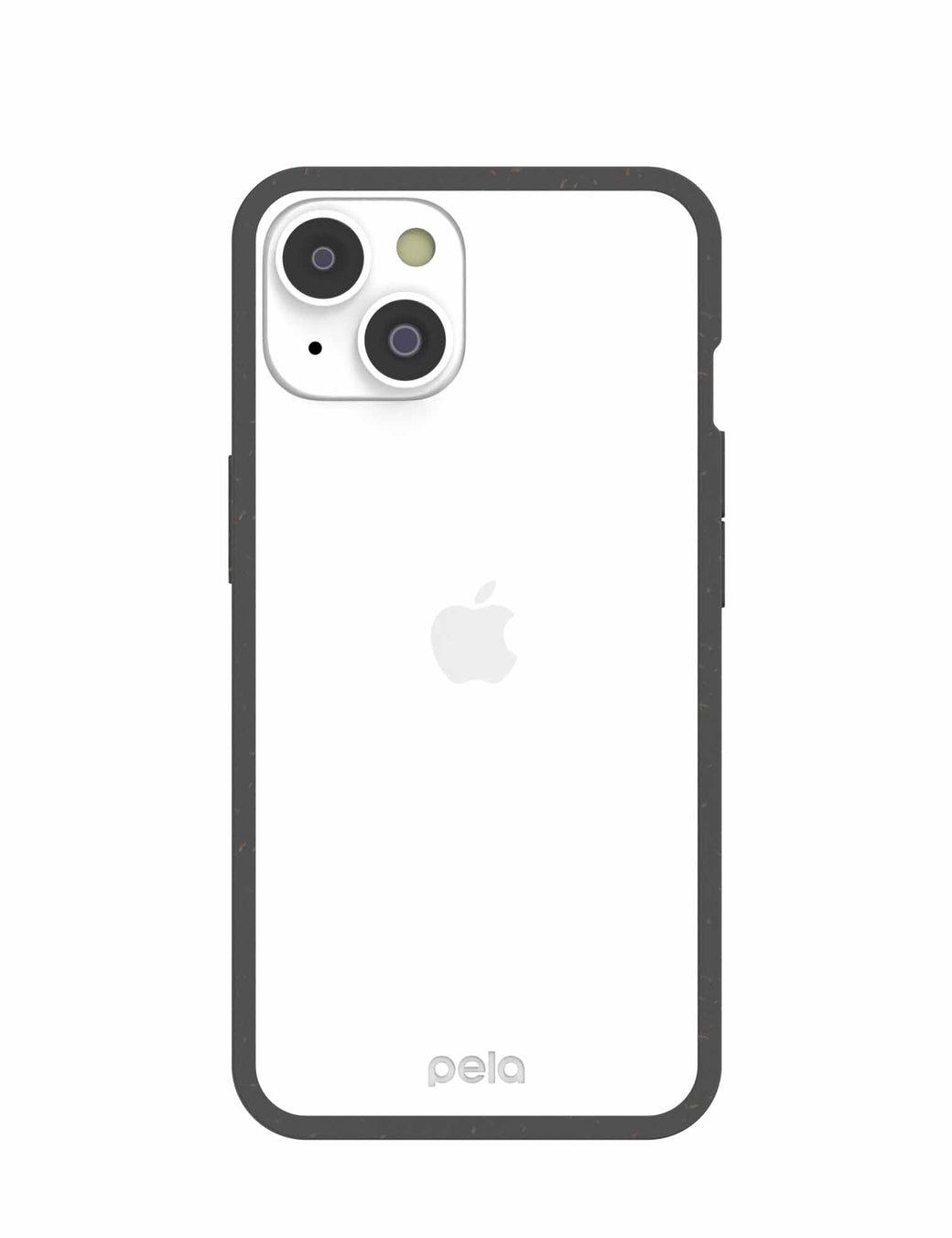 Clear iPhone 14 Case with Black Ridge