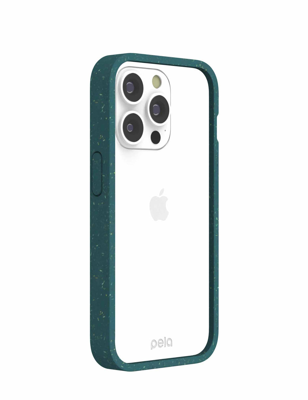 Clear iPhone 14 Pro Case with Green Ridge