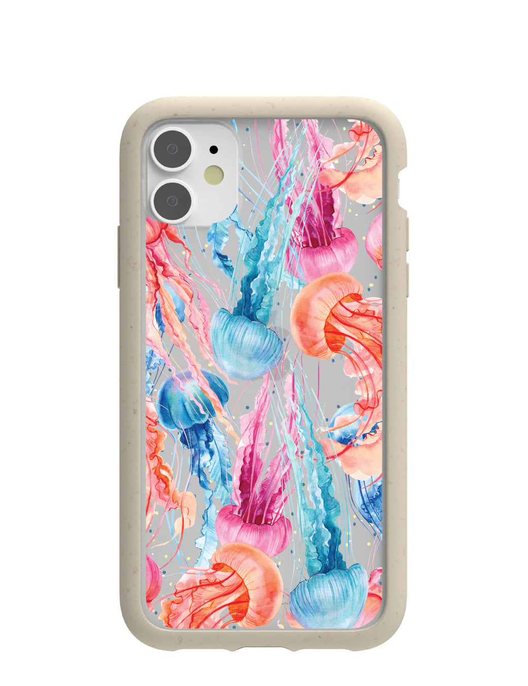 Clear Jellyfish iPhone 11 Case With London Fog Ridge