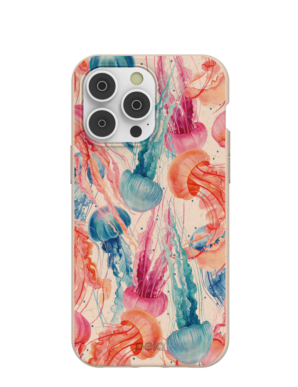 Seashell Jellyfish iPhone 14 Pro Max Case with MagSafe Module