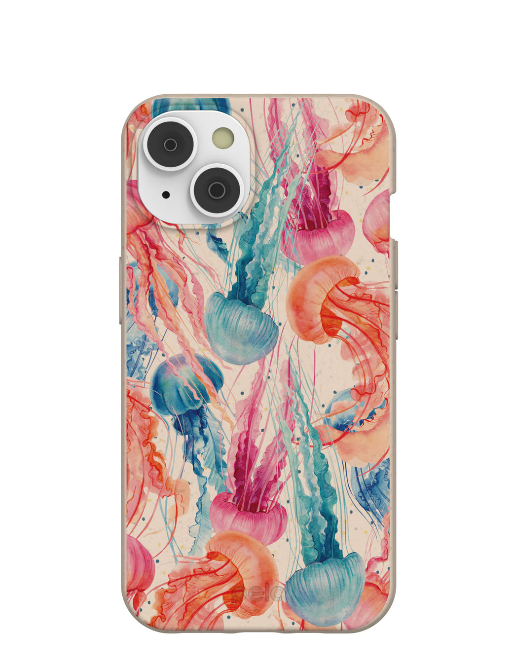 Seashell Jellyfish iPhone 14 Case with MagSafe Module