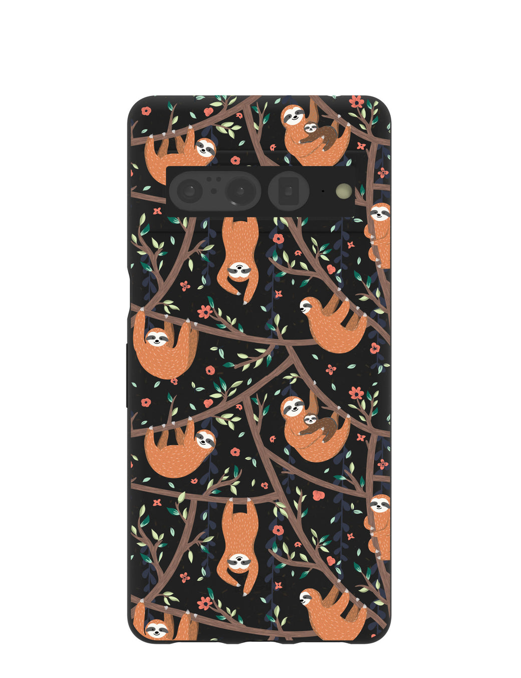 Black Jungle Sloths Google Pixel 7 Pro Case
