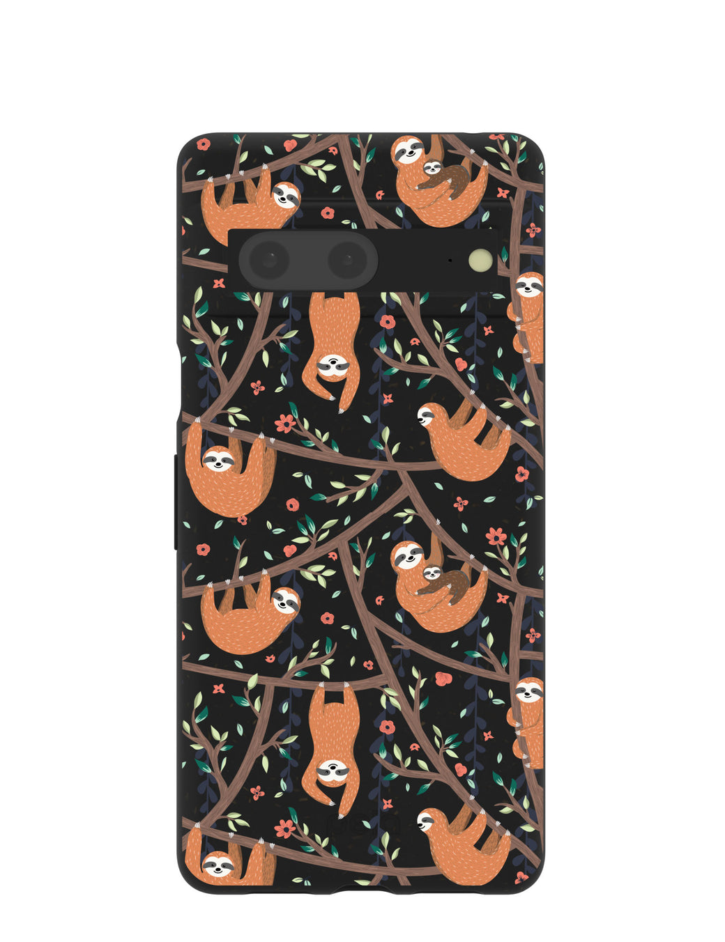 Black Jungle Sloths Google Pixel 7 Case