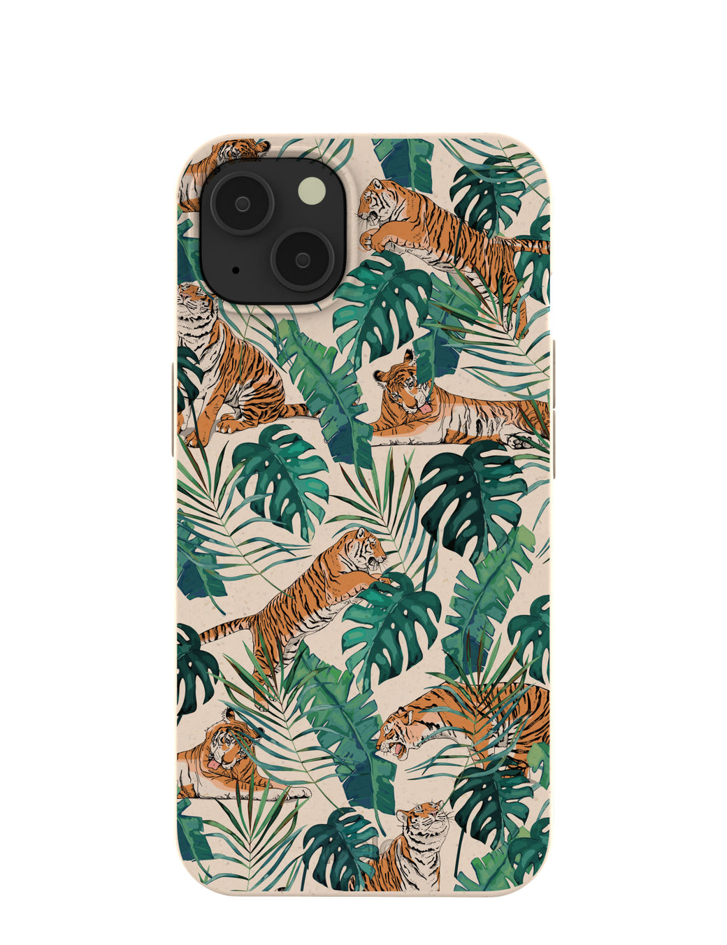 Seashell Jungle Tigers iPhone 13 Case