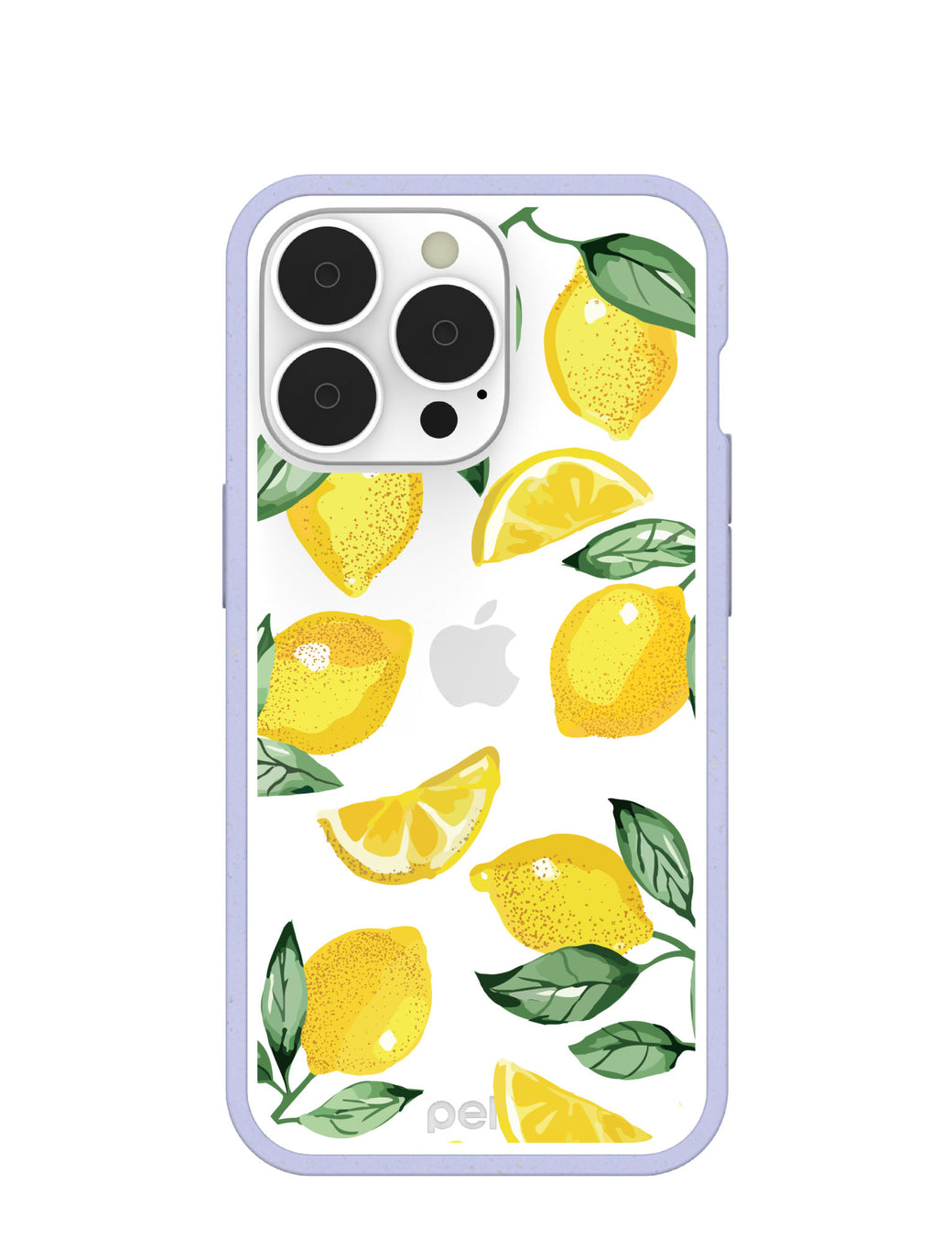 Clear Lemon Fizz iPhone 13 Pro Case With Lavender Ridge