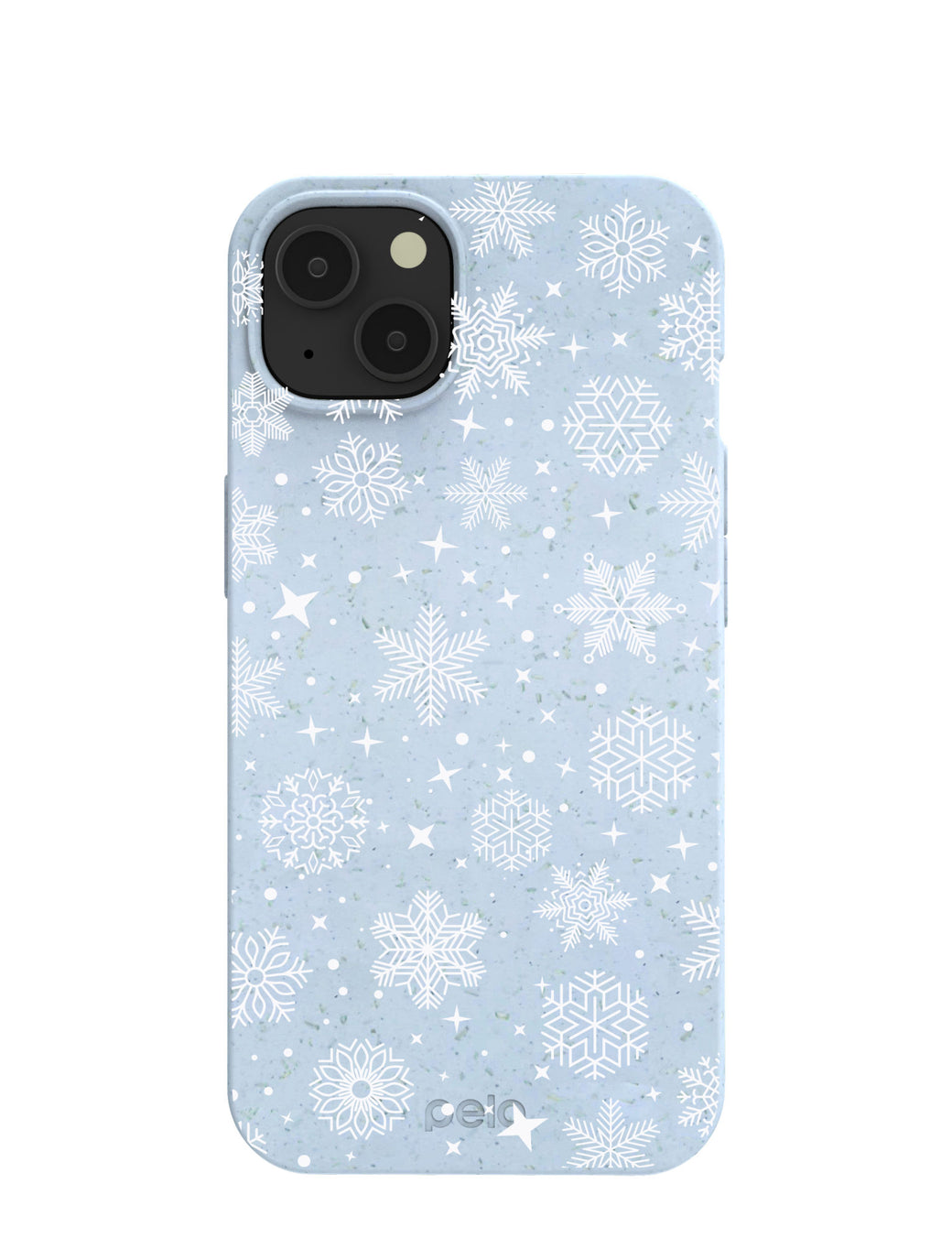 Powder Blue Let it Snow iPhone 13 Case